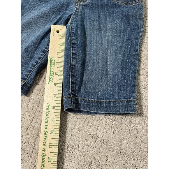 LEI Y2k Jeans Shorts Chelsea Lowrise. Girl’s Size 8 Embroider Pockets - Picture 10 of 13